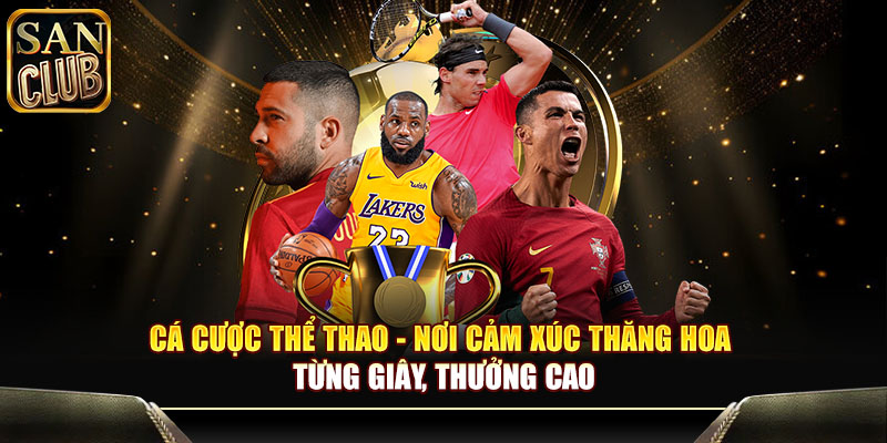 Cá cược thể thao - Nơi cảm xúc thăng hoa từng giây, thưởng cao