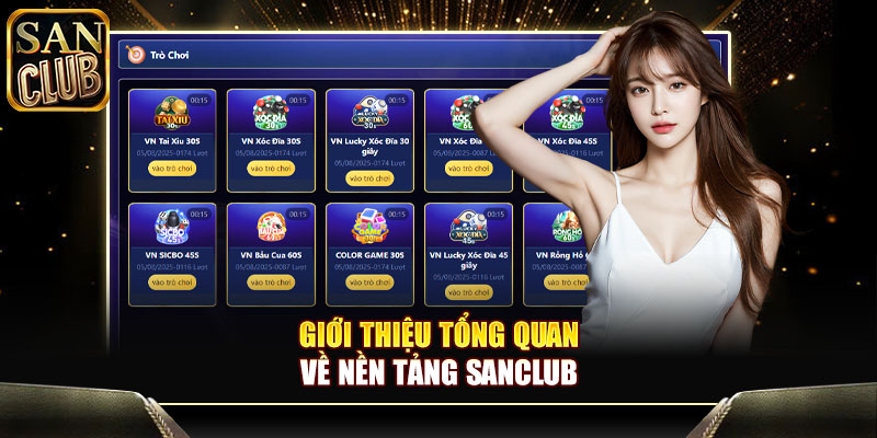 Giới thiệu tổng quan về nền tảng Sanclub